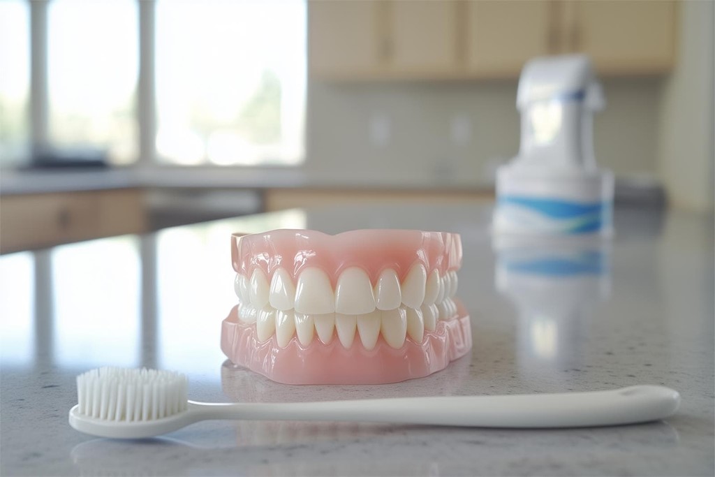 ¿Cómo se debe limpiar una prótesis dental? 